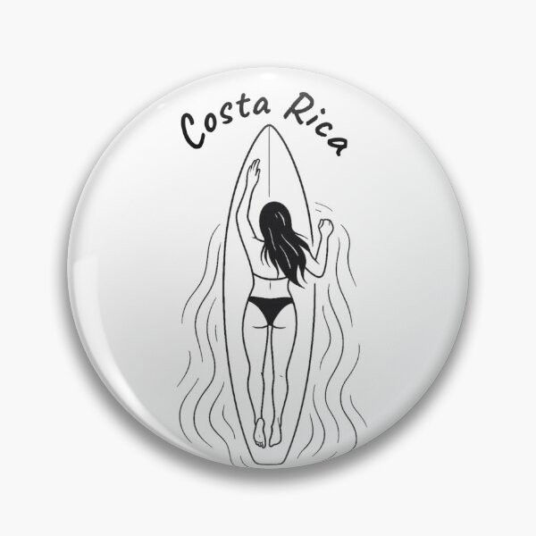 Item preview, Surf Costa Rica Cocles Guanacaste Jaco Pura Vida Sports designed and sold by OuterFuselage.