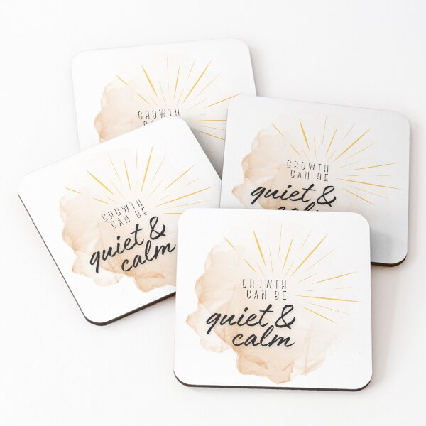 Item preview, Choose Quiet & Calm – Soft Lifestyle Quote designed and sold by Just A Little Reminder.