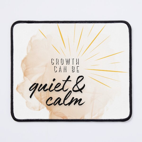 Item preview, Choose Quiet & Calm – Soft Lifestyle Quote designed and sold by Just A Little Reminder.