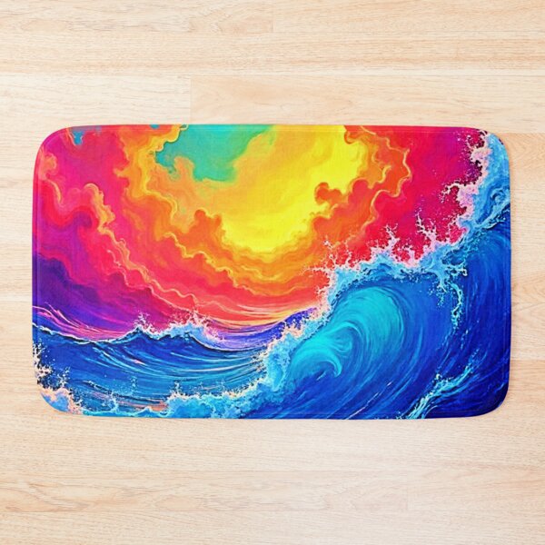 Item preview, Ocean Surge: Radiant Sunset Wave Design designed and sold by Health And Fitness Posts e-Store.