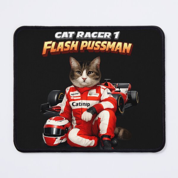 Item preview, Cat Racer 1 designed and sold by Cats and Other Things.