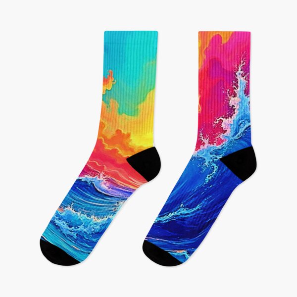 Item preview, Ocean Surge: Radiant Sunset Wave Design designed and sold by Health And Fitness Posts e-Store.