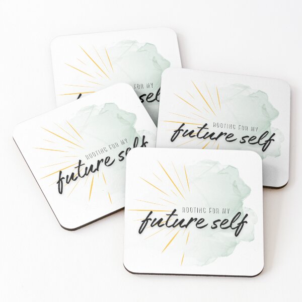 Item preview, Future Self – Gentle Self-Reflection Quote designed and sold by Just A Little Reminder.