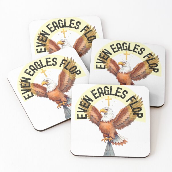 Item preview, Even eagles flop. unique Christian design designed and sold by BandGTees.
