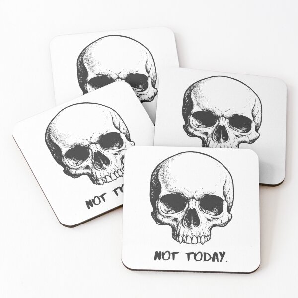 Item preview, Not Today (Skull) designed and sold by El-Terio.