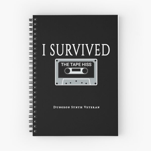 Item preview, I survived The Tape Hiss designed and sold by Dungeon-Shop.