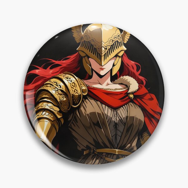 Item preview, Scarlet Valkyrie of Rot – Golden Blade Fantasy Artwork designed and sold by Hamiceis.