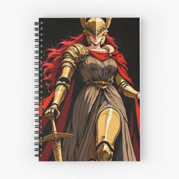 Item preview, Scarlet Valkyrie of Rot – Golden Blade Fantasy Artwork designed and sold by Hamiceis.