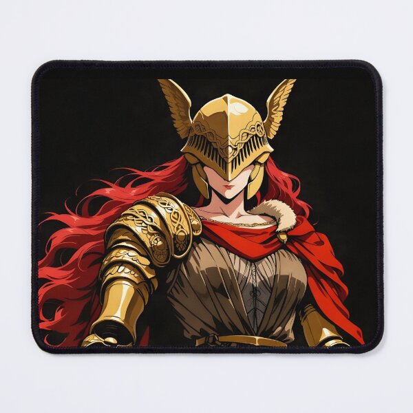 Item preview, Scarlet Valkyrie of Rot – Golden Blade Fantasy Artwork designed and sold by Hamiceis.