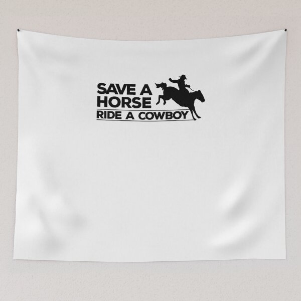 Item preview, Save A Horse and Ride A Cowboy V5 designed and sold by TeeTimeGuys.