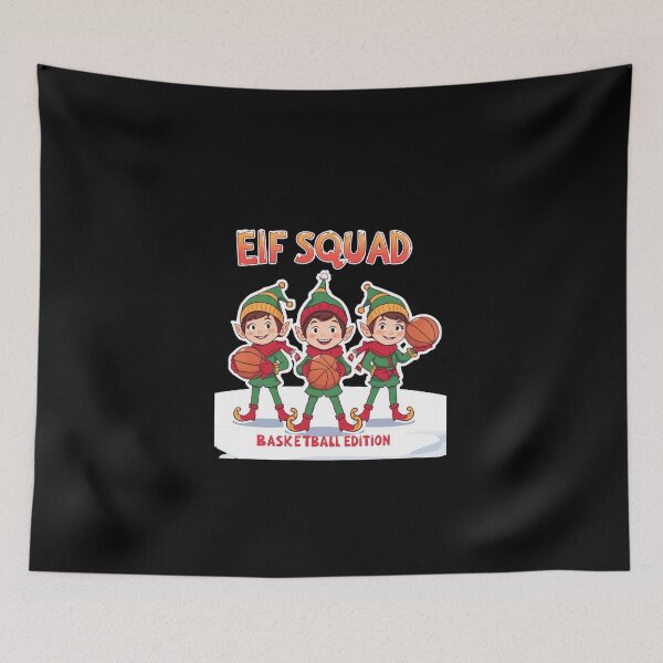 Item preview, "EIf Squad - Basketball Edition" designed and sold by SportThreadz.