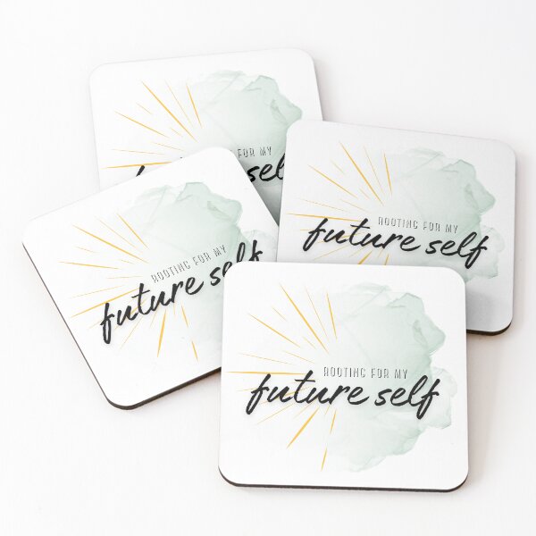 Item preview, Future Self – Gentle Self-Reflection Quote designed and sold by Just A Little Reminder.
