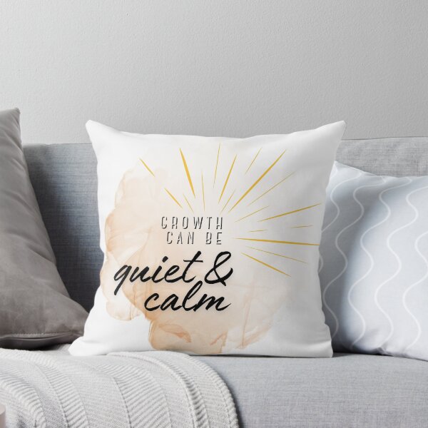 Item preview, Choose Quiet & Calm – Soft Lifestyle Quote designed and sold by Just A Little Reminder.