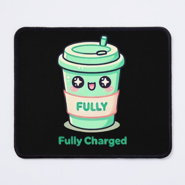 Item preview, Energy Coffee – 100% Charged Kawaii Cup designed and sold by Smile-AlNo.