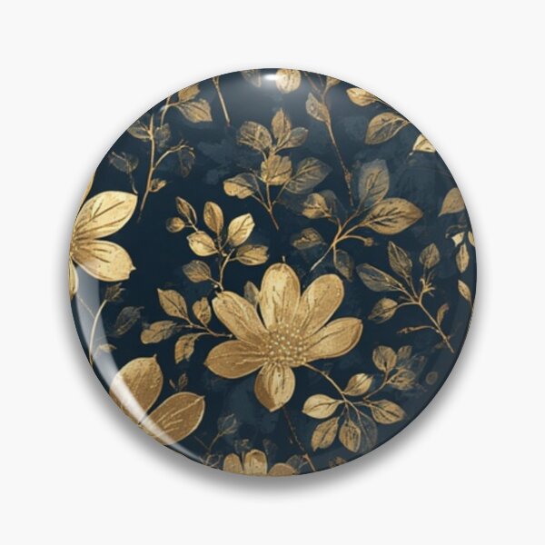 Item preview, gold flower designed and sold by vinniespeer.