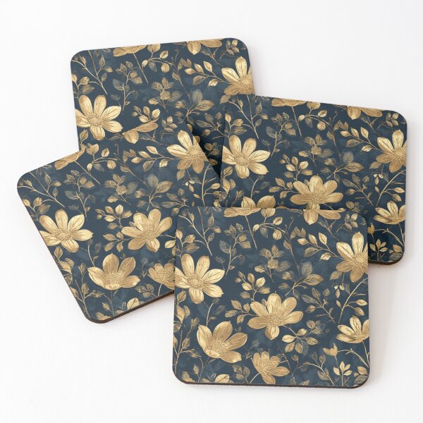 Item preview, gold flower designed and sold by vinniespeer.