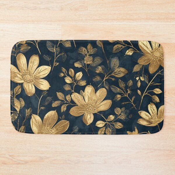 Item preview, gold flower designed and sold by vinniespeer.