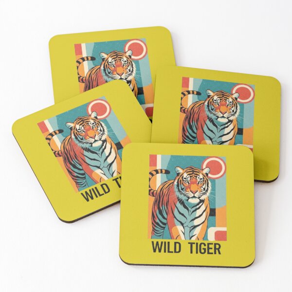 Item preview, Retro Graphic A Wild Tiger Style Art designed and sold by ProjectNoah.