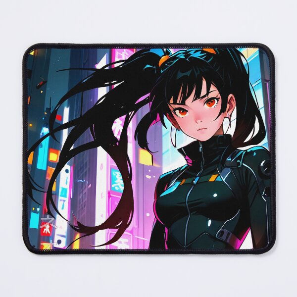Item preview, NEON: High-Rise Bodysuit | Cute Cyberpunk Anime Girl designed and sold by Sytrics.