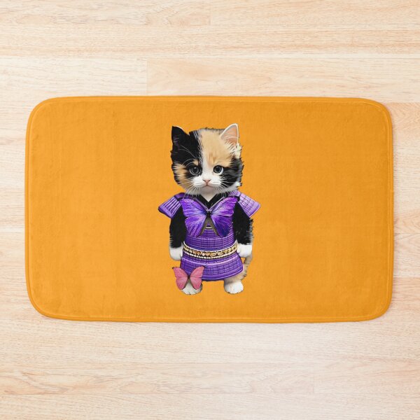 Item preview, Sammy The Calico Samurai Kitten Orange designed and sold by ParisPoet.