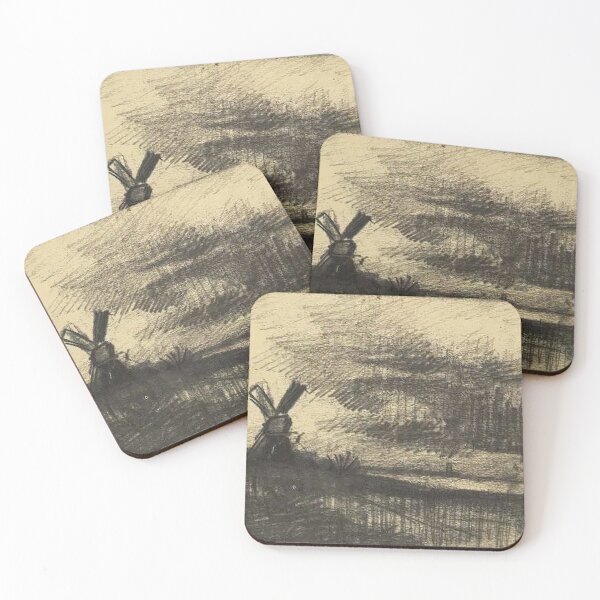 Item preview, Vincent Van Gogh - Mills In The Neighbourhood Of Dordrecht designed and sold by st1art.