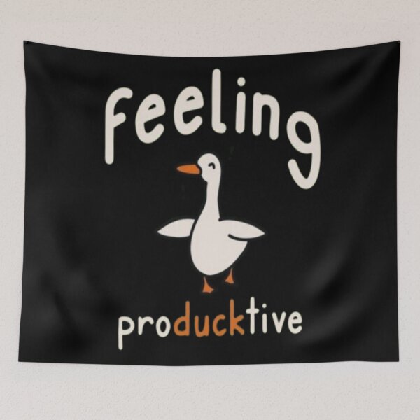 Item preview, Feeling Productive – Funny Goose Wordplay Meme” designed and sold by GenZINISH.