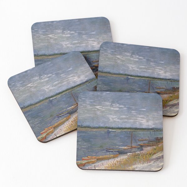 Item preview, Vincent Van Gogh - Moored Boats designed and sold by st1art.