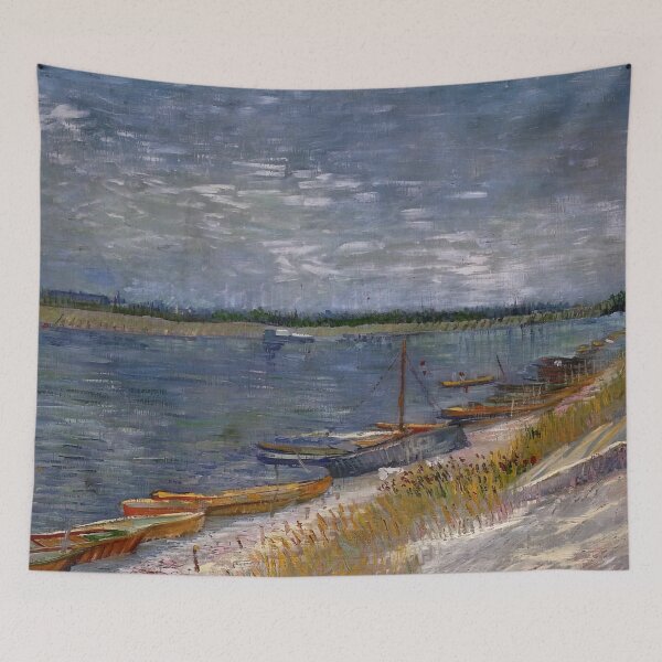 Item preview, Vincent Van Gogh - Moored Boats designed and sold by st1art.