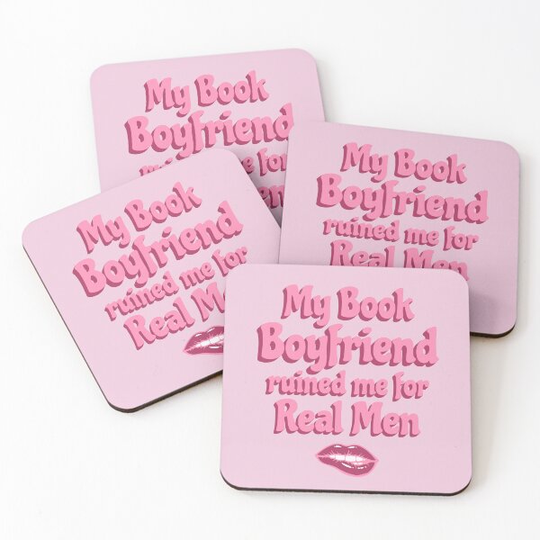 Item preview, My Book Boyfriend Ruined Me For Real Men designed and sold by Lichtisign.
