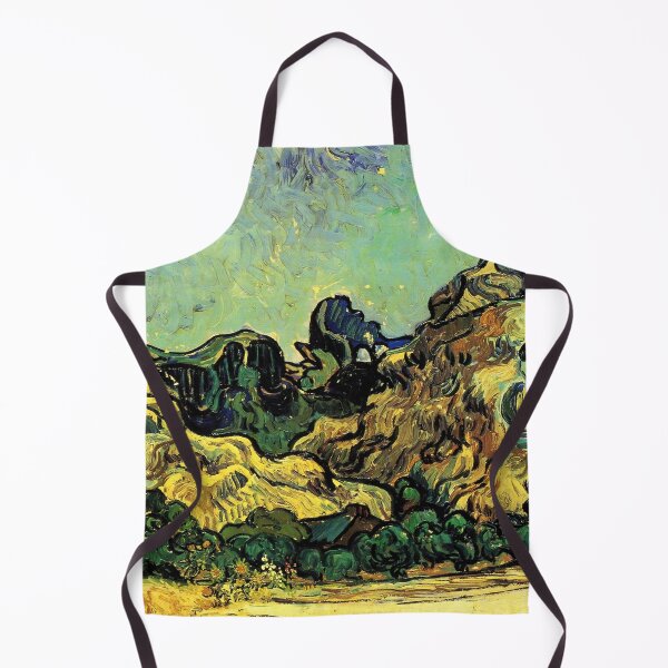 Item preview, Vincent Van Gogh - Mountains At Saint-remy With Dark Cottage designed and sold by st1art.
