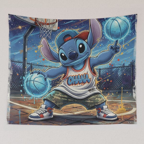 Item preview, Stitch street basketball designed and sold by cloud lee.