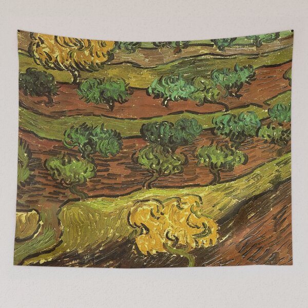 Item preview, Vincent Van Gogh - Olive Trees Against A Slope Of A Hill designed and sold by st1art.