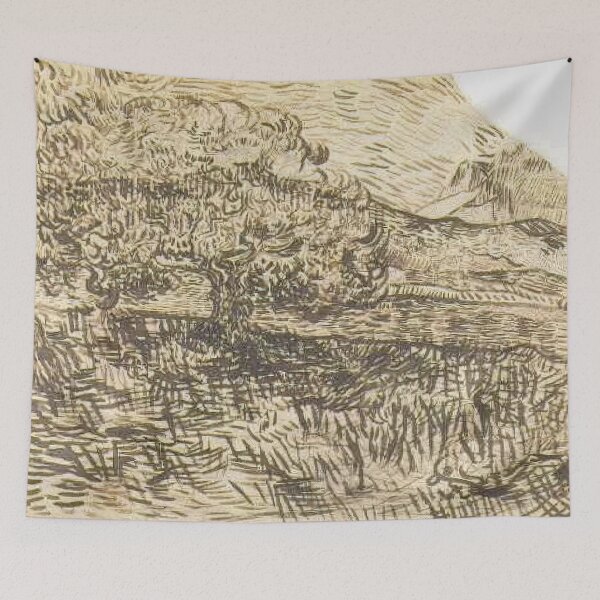 Item preview, Vincent Van Gogh - Olive Trees In A Mountain Landscape designed and sold by st1art.