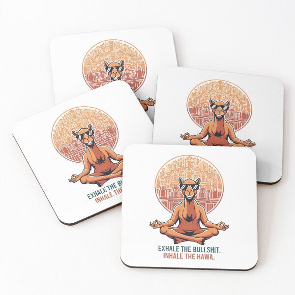 Item preview, Meditating Camel Hawa Mahal Yoga Humor T-Shirt designed and sold by LoveDesignMania.