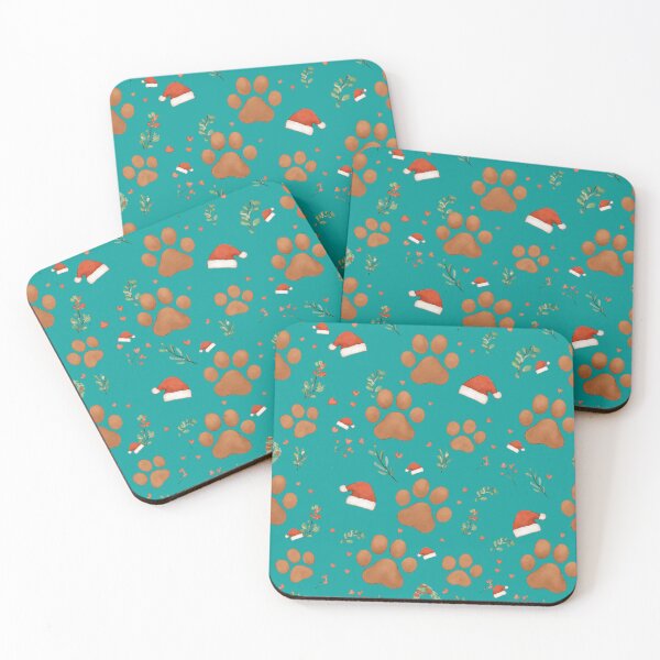 Item preview, Dog paws for Christmas designed and sold by MayaPrintLab.