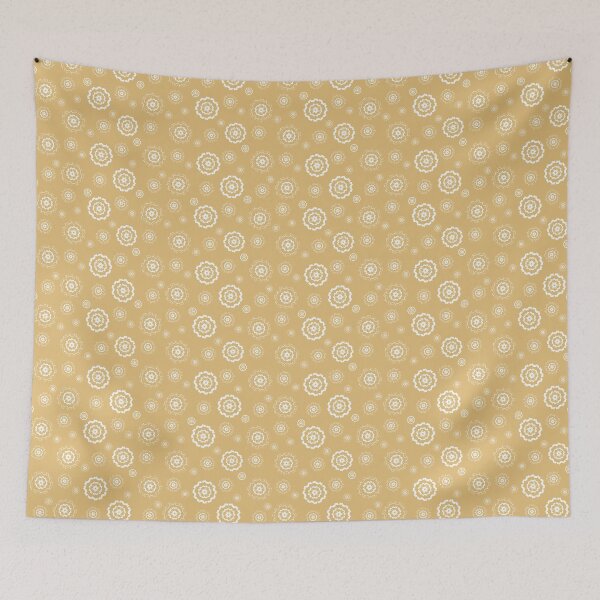 Item preview, Snowflakes Pattern 2 - Gold 1 designed and sold by Daniel Bevis Design.