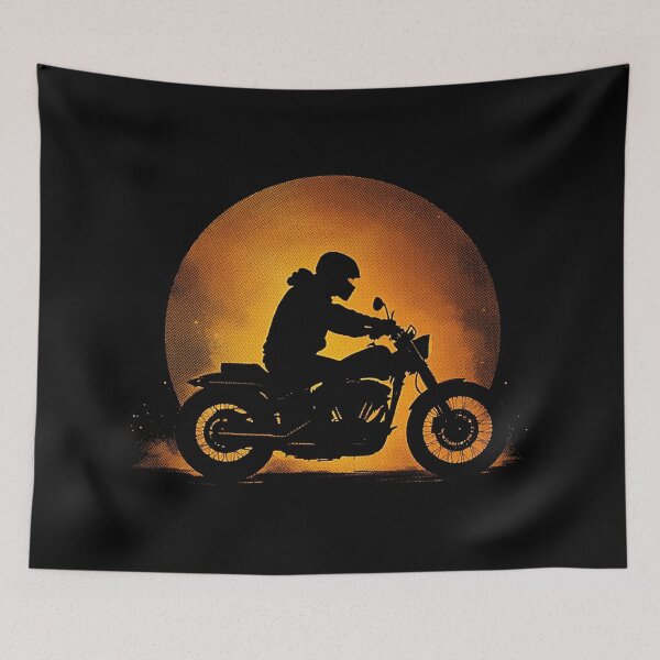 Item preview, Gold Biker - Designed specifically for black fabric designed and sold by SteadyRolling.