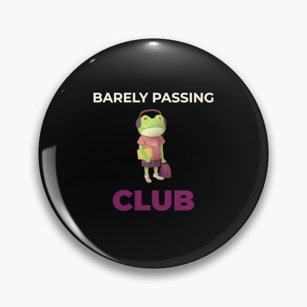 Item preview, Barely Passing Club designed and sold by Gorby Studios.