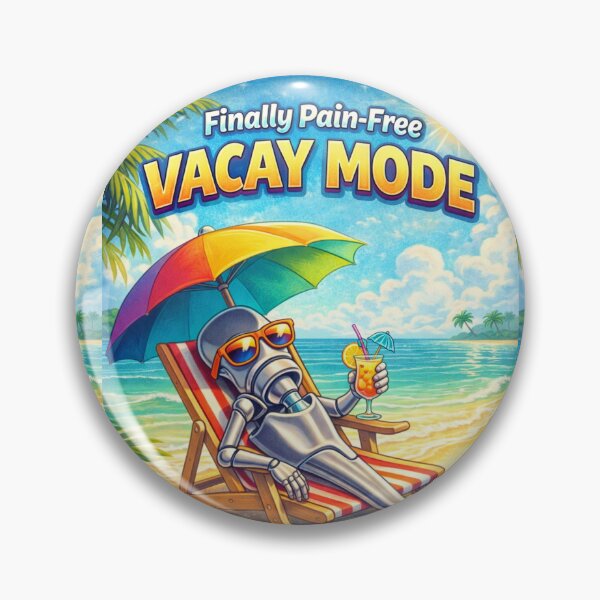 Item preview, Pain-Free Vacay Mode – Hip Replacement Beach Relax designed and sold by PunchDrop.