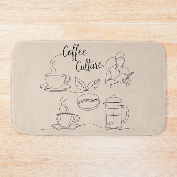 Artikelvorschau, Minimalistische Linienkunst im Stil der Kaffeekultur entworfen und verkauft von ProjectNoah.