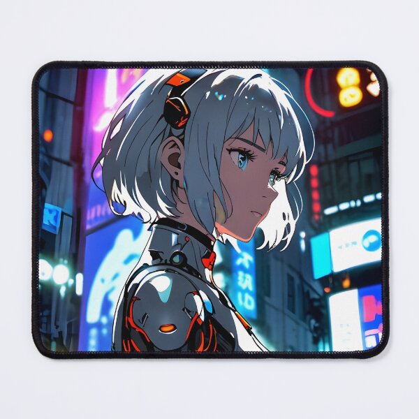 Item preview, ECHO: Pink Neon Street Profile | Cute Cyberpunk Anime Girl designed and sold by Sytrics.