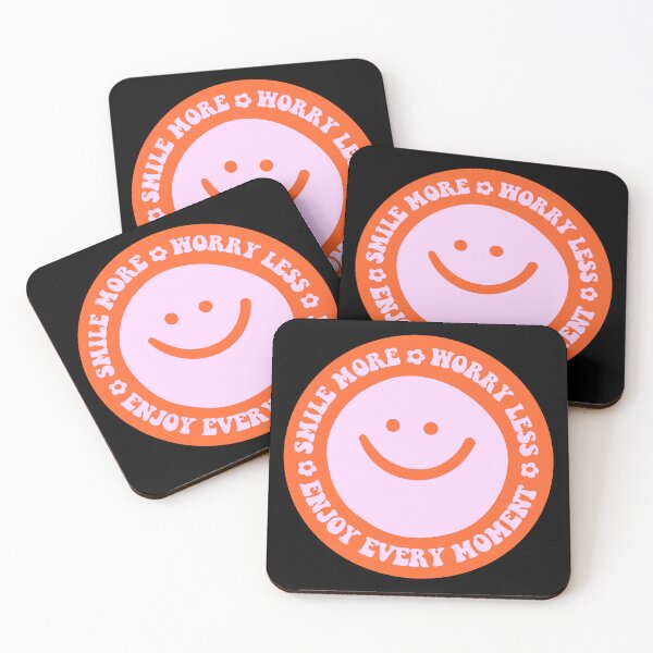 Item preview, Smile more, worry less designed and sold by stellacreates.