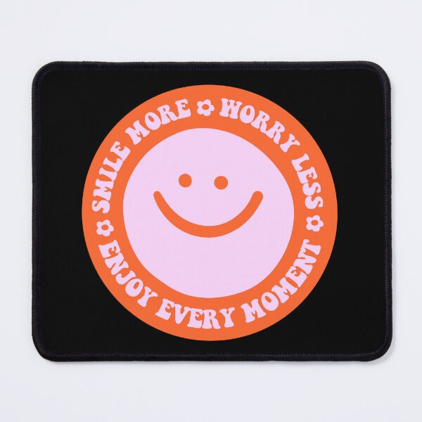 Item preview, Smile more, worry less designed and sold by stellacreates.