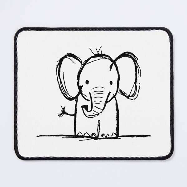 Item preview, Charming Doodle Elephant designed and sold by Steele-Art.