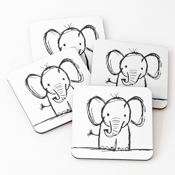 Item preview, Charming Doodle Elephant designed and sold by Steele-Art.