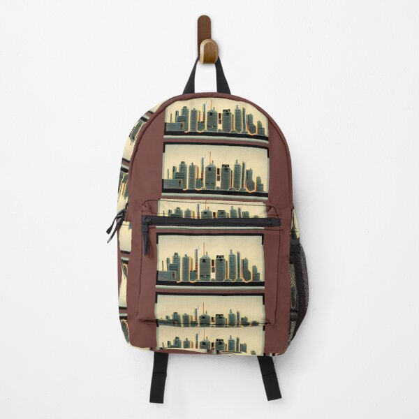Item preview, Leather City Vintage Skyline designed and sold by lifeinspired4u.