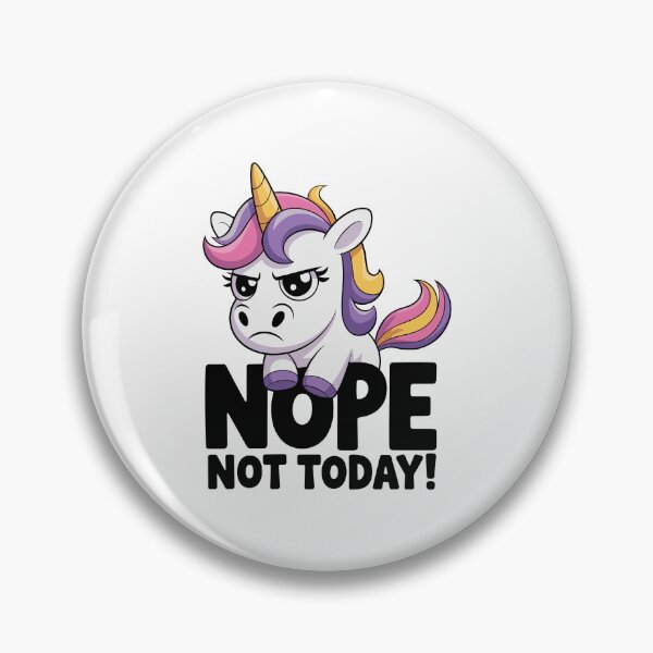 Item preview, Grumpy Unicorn - Nope Not Today designed and sold by DesignsDominus.