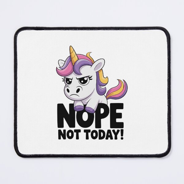 Item preview, Grumpy Unicorn - Nope Not Today designed and sold by DesignsDominus.