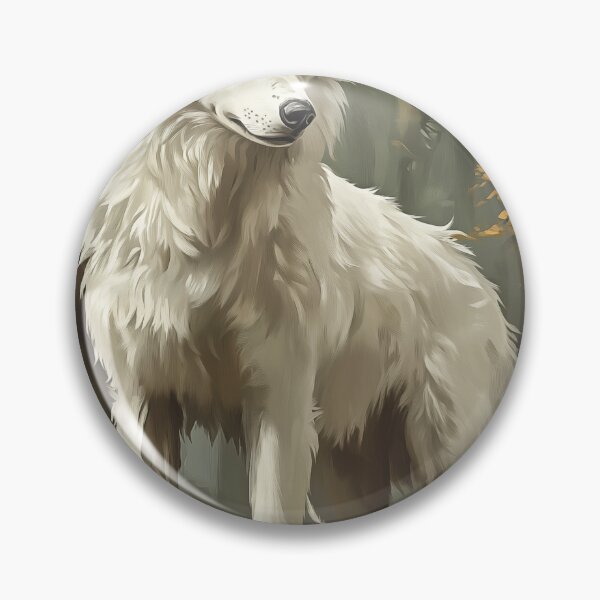 Item preview, White Wolf in Autumn Forest designed and sold by PetsArt.