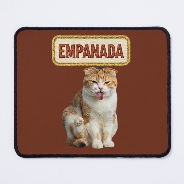 Item preview, Empanada – Offended Grooming Cat (Funny) designed and sold by catastrocat.